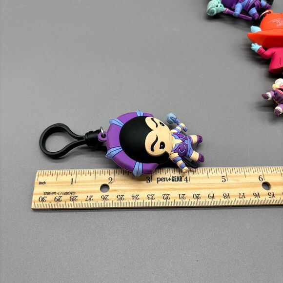 Masters of The Universe Bag Clip Keychain Lot MOTU Skeletor Evil Lyn Orko Adam - Picture 11 of 12